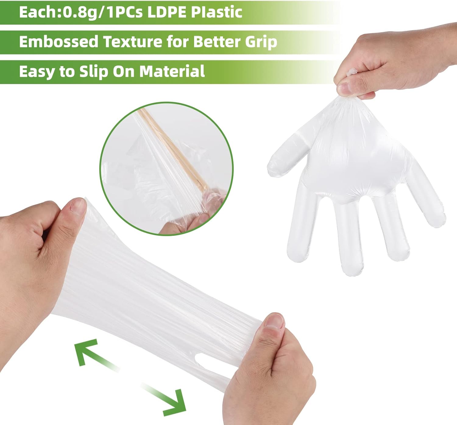 100 Pcs Plastic Disposable Glo – Rubber Glove Cleaning recenzja i cena