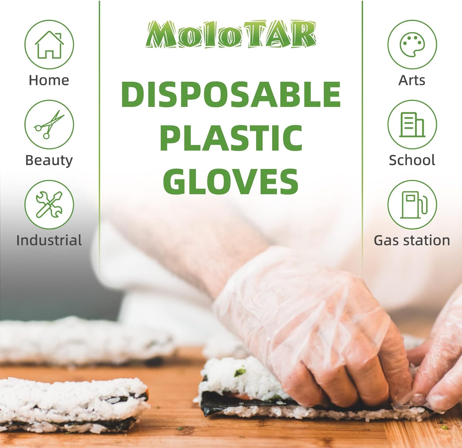 100 Pcs Plastic Disposable Glo – Rubber Glove Cleaning recenzja i cena