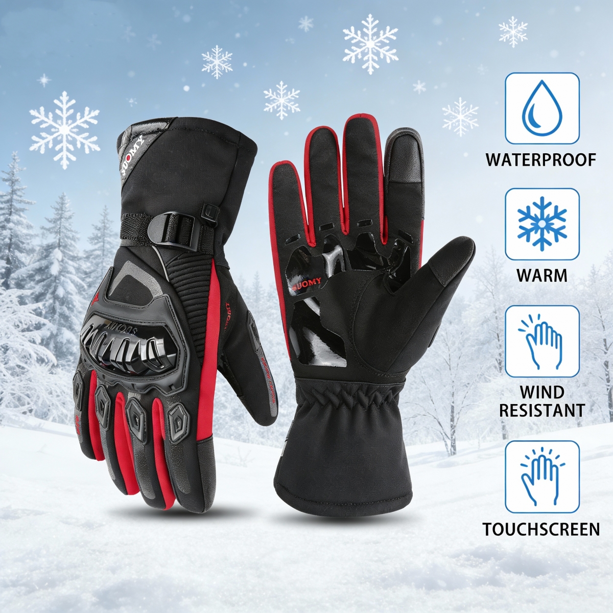 Winter Waterproof Motorcycle G – Winter Glove Insulated recenzja i cena