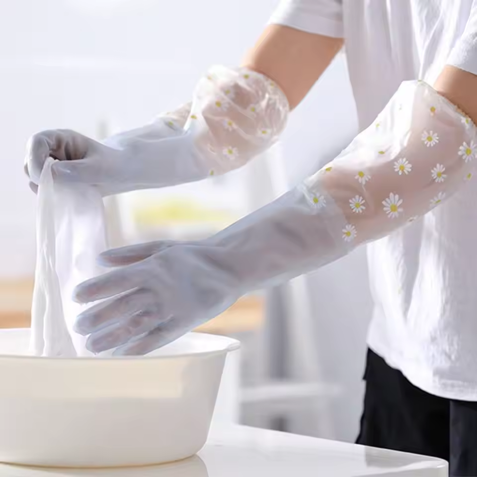 1 Pair Rubber Gloves Long Slee – Dish Glove Rubber recenzja i cena