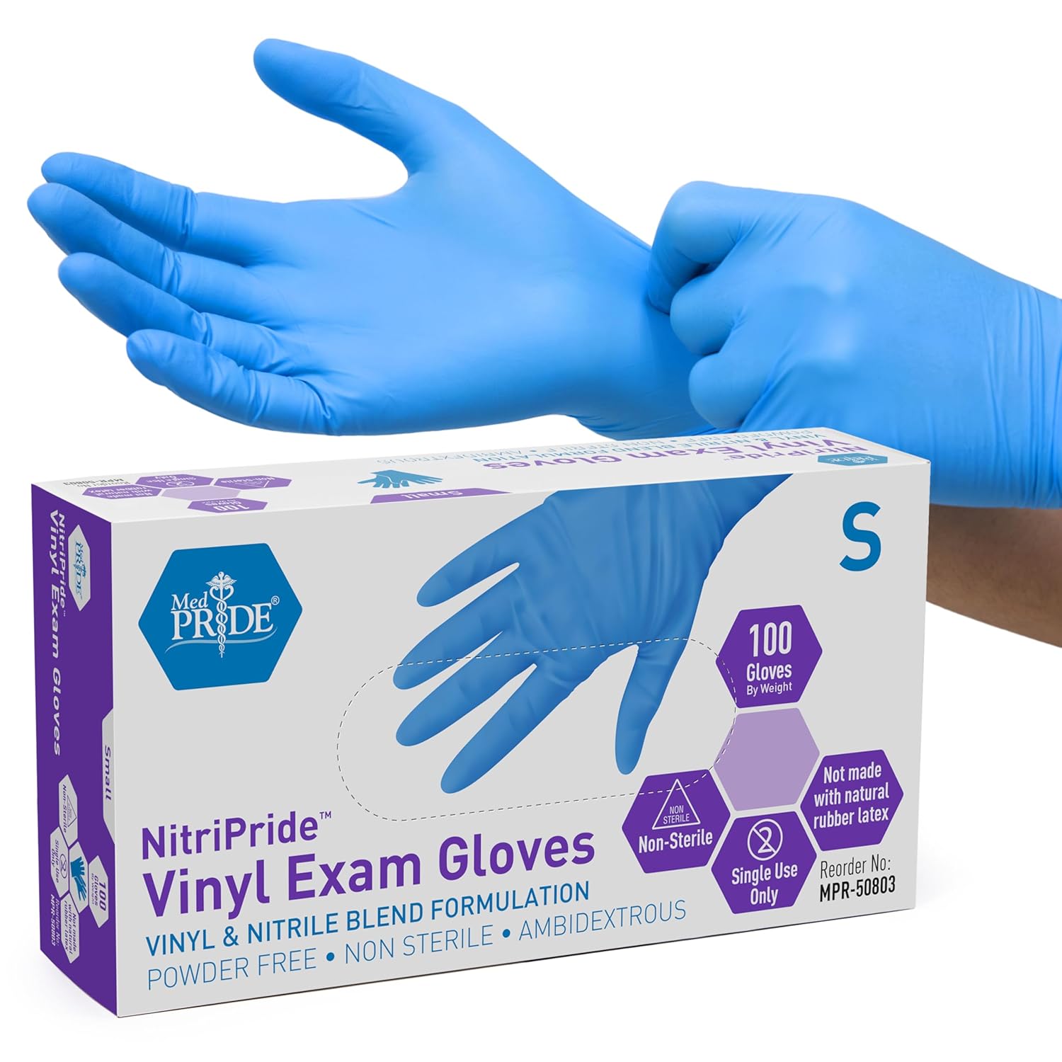 Nitrile/Vinyl Blend Exam Glove – Latex Disposable Glove recenzja i cena