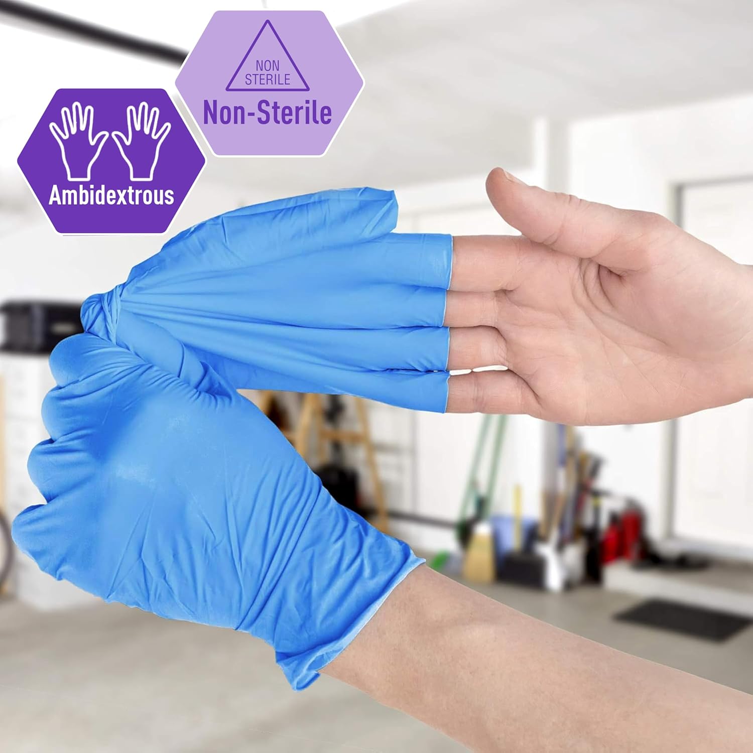 Nitrile/Vinyl Blend Exam Glove – Latex Disposable Glove recenzja i cena