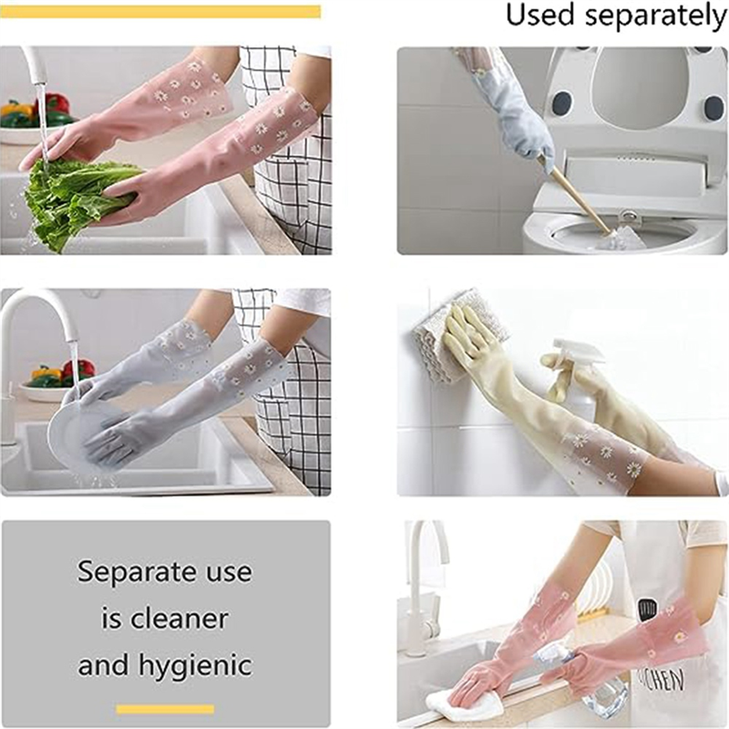 Dishwashing Cleaning Gloves 3  – Rubber Glove Cleaning recenzja i cena