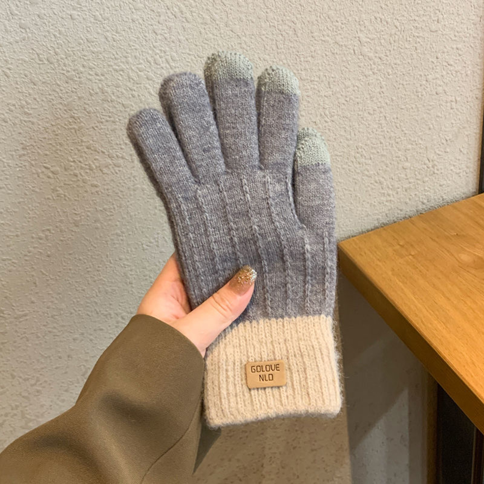 Women's Cable Knit Gloves Warm – Wool Glove Lined recenzja i cena