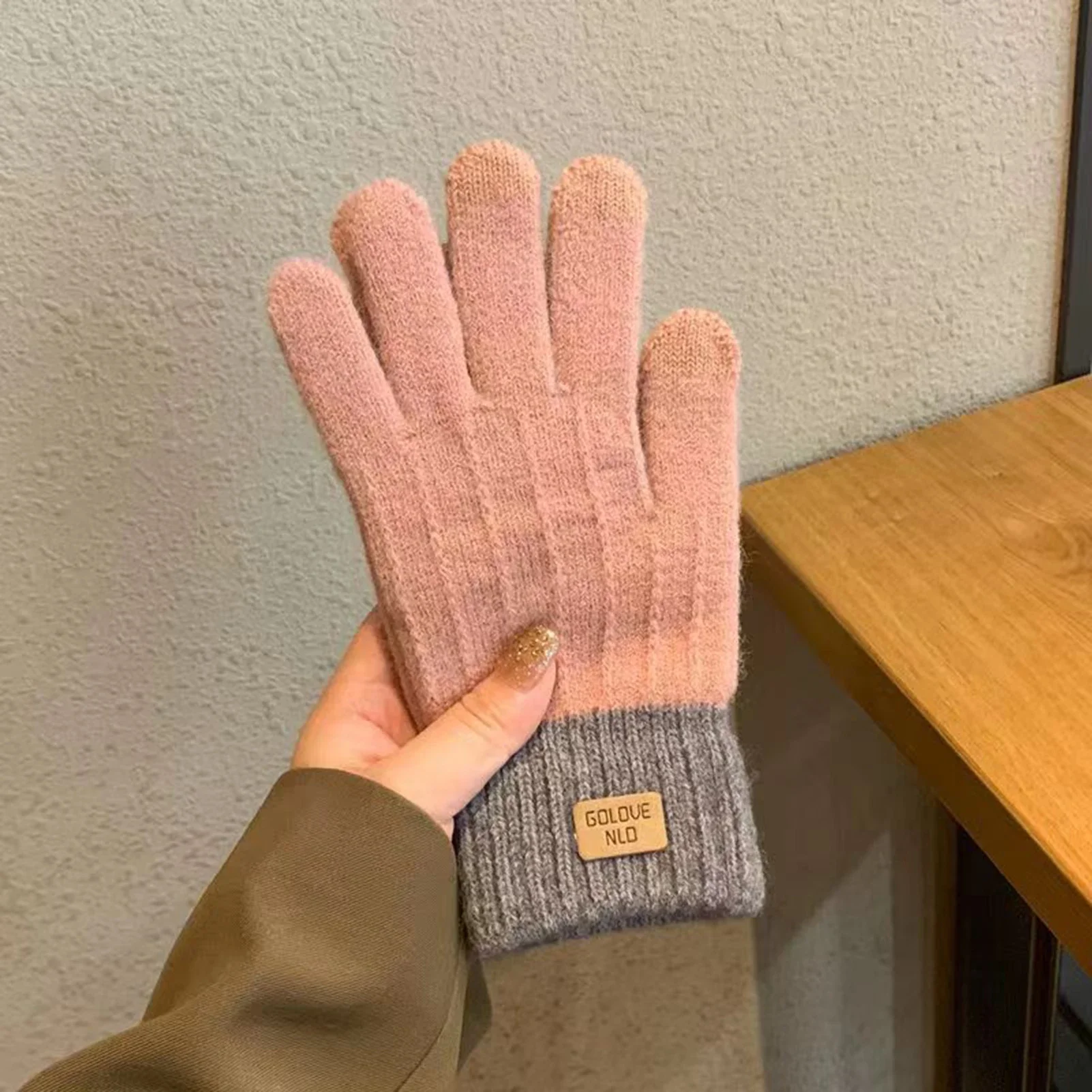 Women's Cable Knit Gloves Warm – Wool Glove Lined recenzja i cena