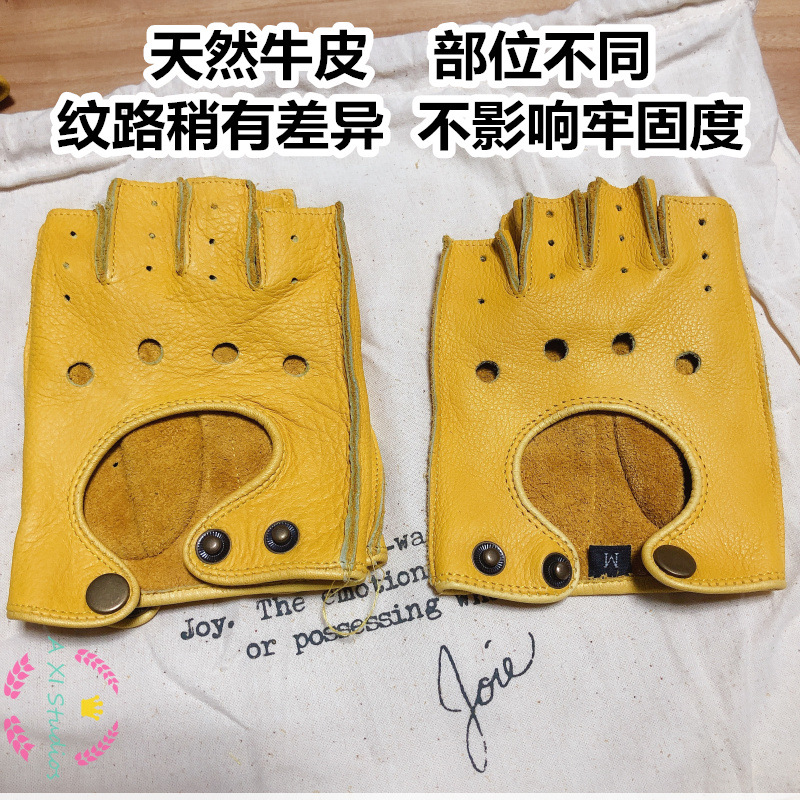 Motorcycle Retro Locomotive Ri – Leather Driving Glove recenzja i cena