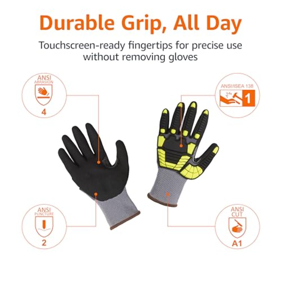 Safety work gloves for industr – Work Glove Impact recenzja i cena