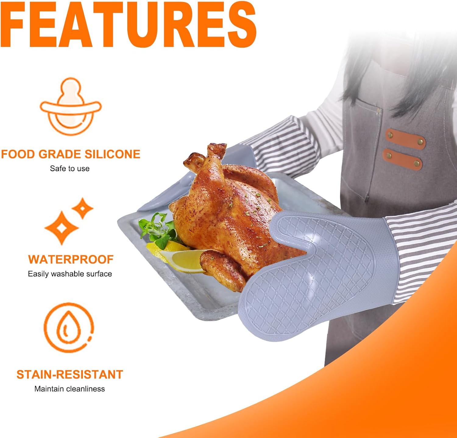 Silicone Oven Mitts, 500°F Hea – Oven Mitt Silicone recenzja i cena