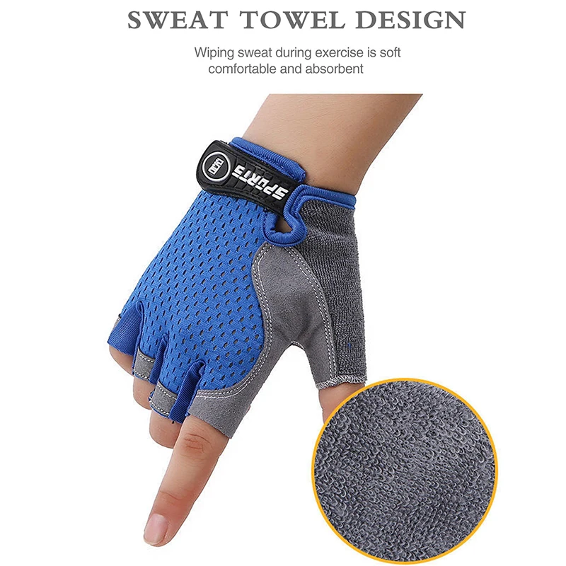 Kids Half Finger Sports Cyclin – Cycling Glove Padded recenzja i cena