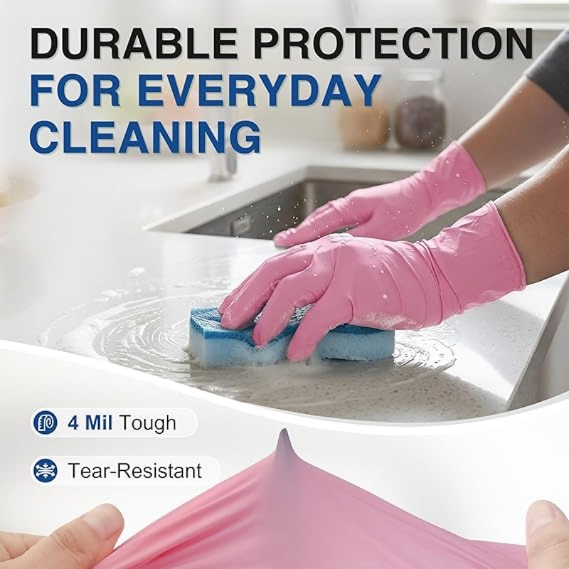 Pink Nitrile Disposable Gloves – Latex Disposable Glove recenzja i cena