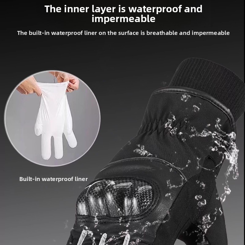 Winter Warm Motorcycle Gloves  – Motorcycle Glove Knuckle recenzja i cena