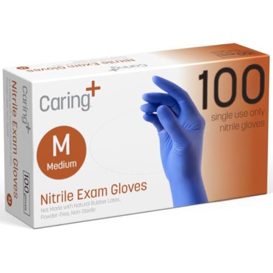 Caring Nitrile Exam Gloves, Bl – Exam Glove Nitrile recenzja i cena