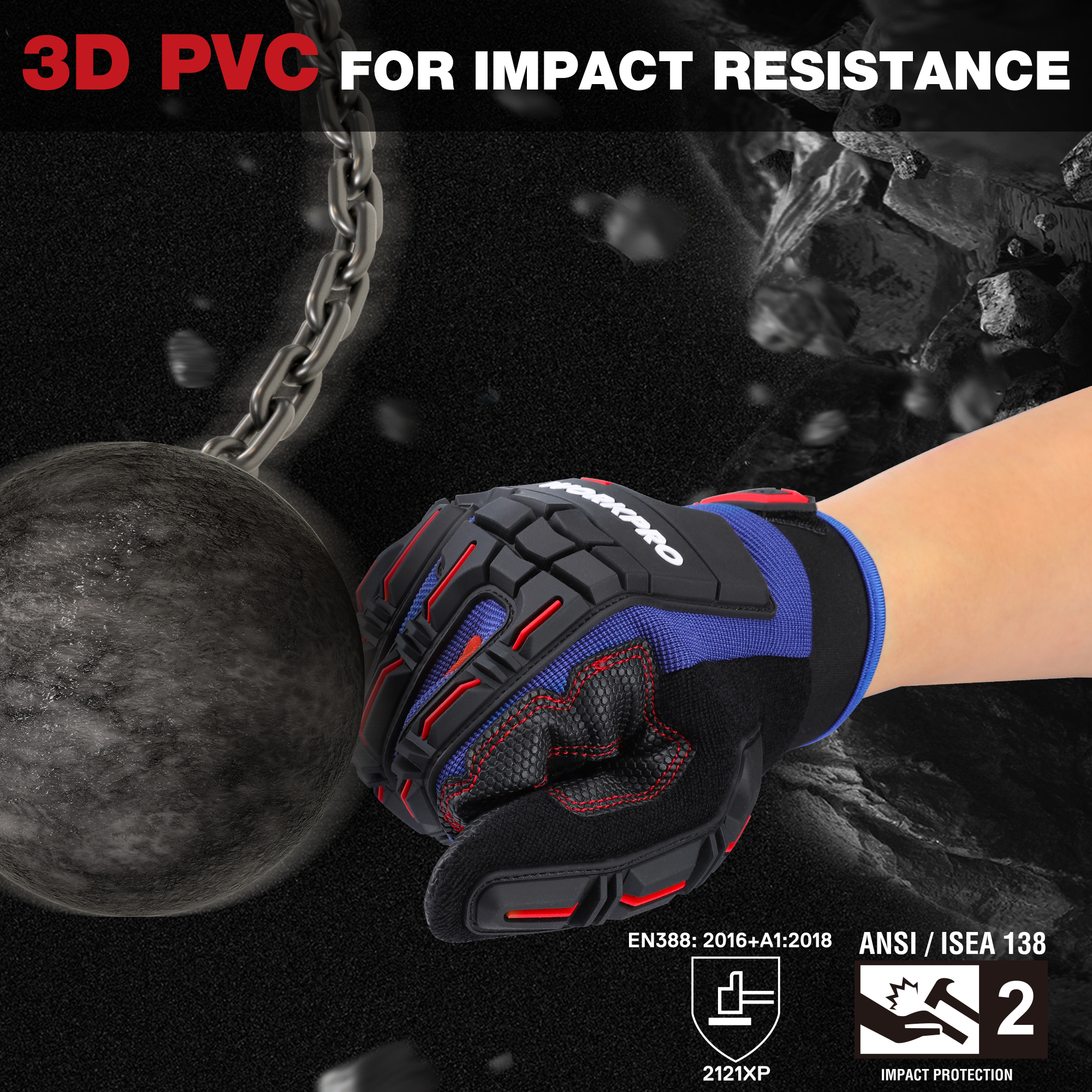 WORKPRO Heavy-duty Work Gloves – Work Glove Impact recenzja i cena