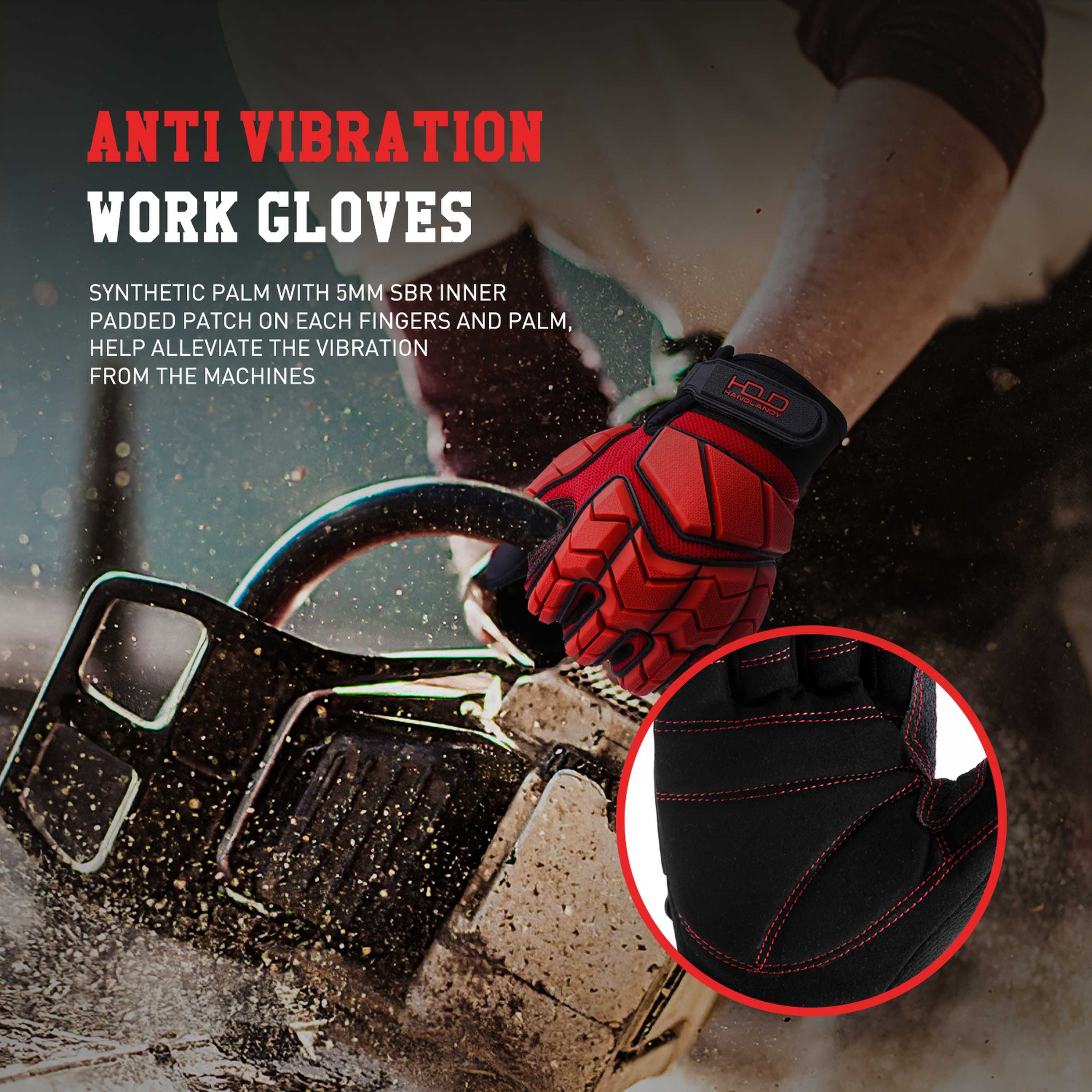 HANDLANDY Anti Vibration Work  – Work Glove Impact recenzja i cena