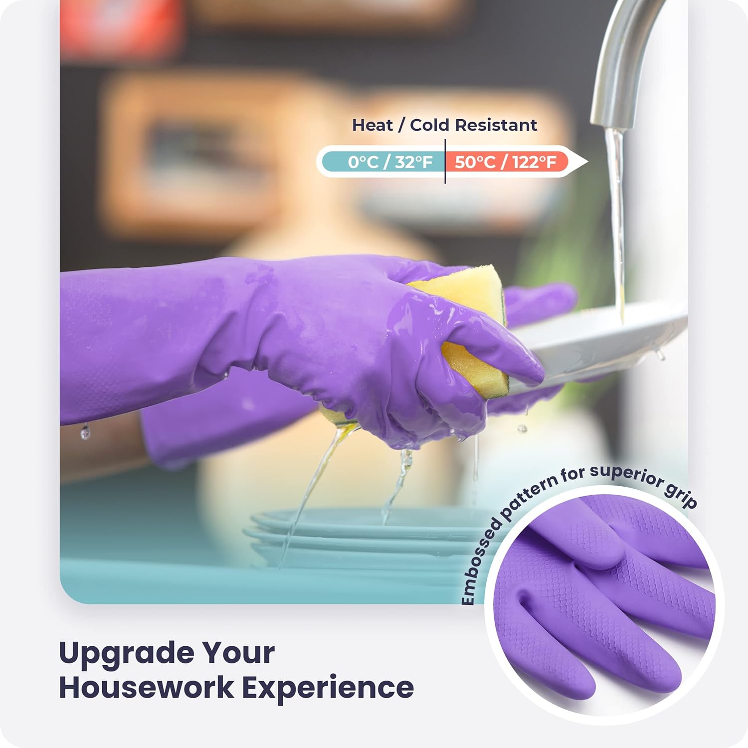 3/6/12/60 Pairs Dishwashing Gl – Rubber Glove Cleaning recenzja i cena
