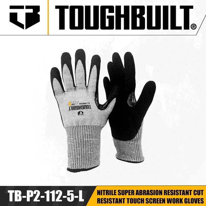 TOUGHBUILT TB-P2-112-5-L Nitri – Nitrile Mechanic Glove recenzja i cena