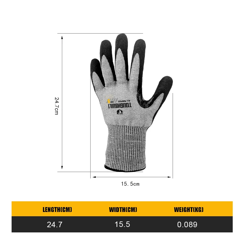 TOUGHBUILT TB-P2-112-5-L Nitri – Nitrile Mechanic Glove recenzja i cena