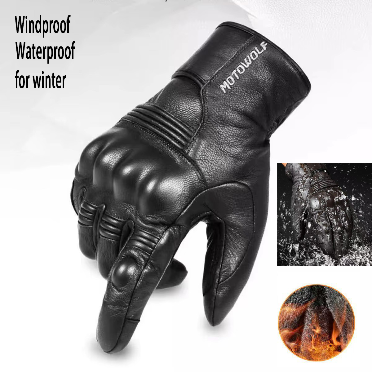 Leather Motorcycle Gloves Men' – Motorcycle Glove Knuckle recenzja i cena