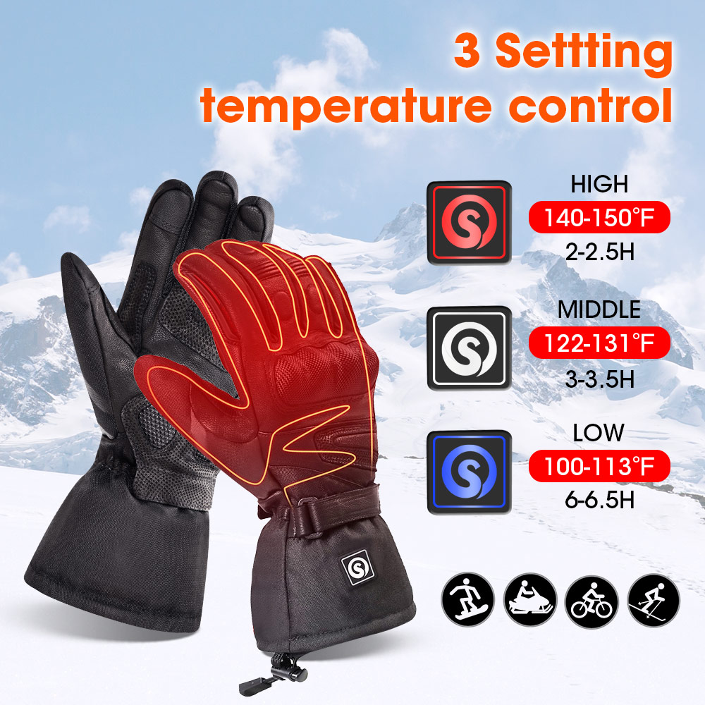 Snow Deer Winter Electric Heat – Ski Glove Waterproof recenzja i cena