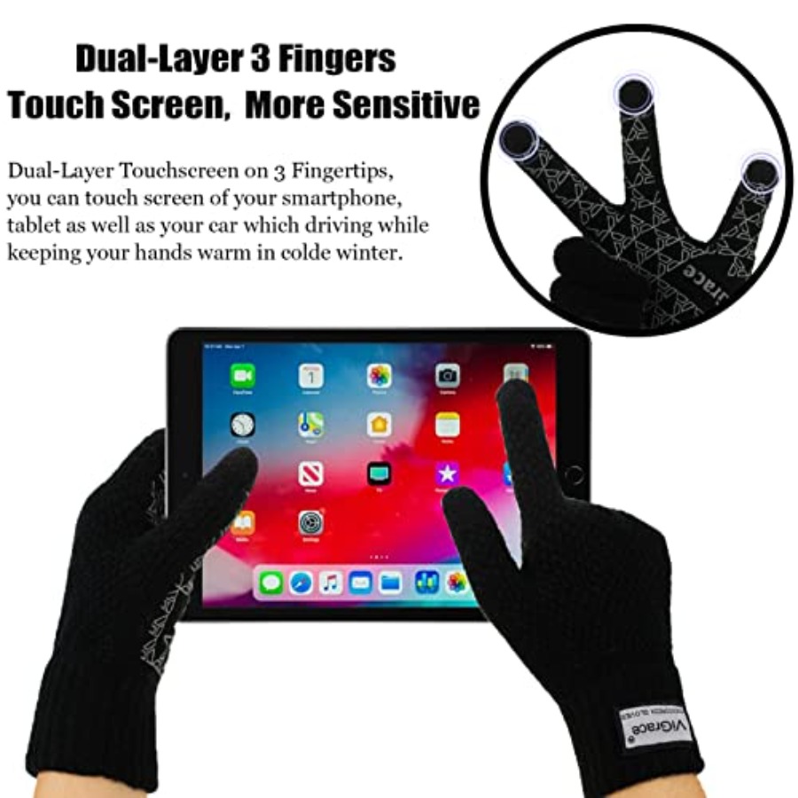 Winter Warm Touchscreen Gloves – Wool Glove Lined recenzja i cena
