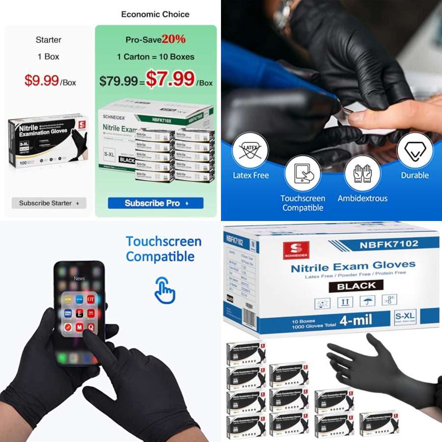 Schneider Nitrile Exam Gloves, – Exam Glove Nitrile recenzja i cena