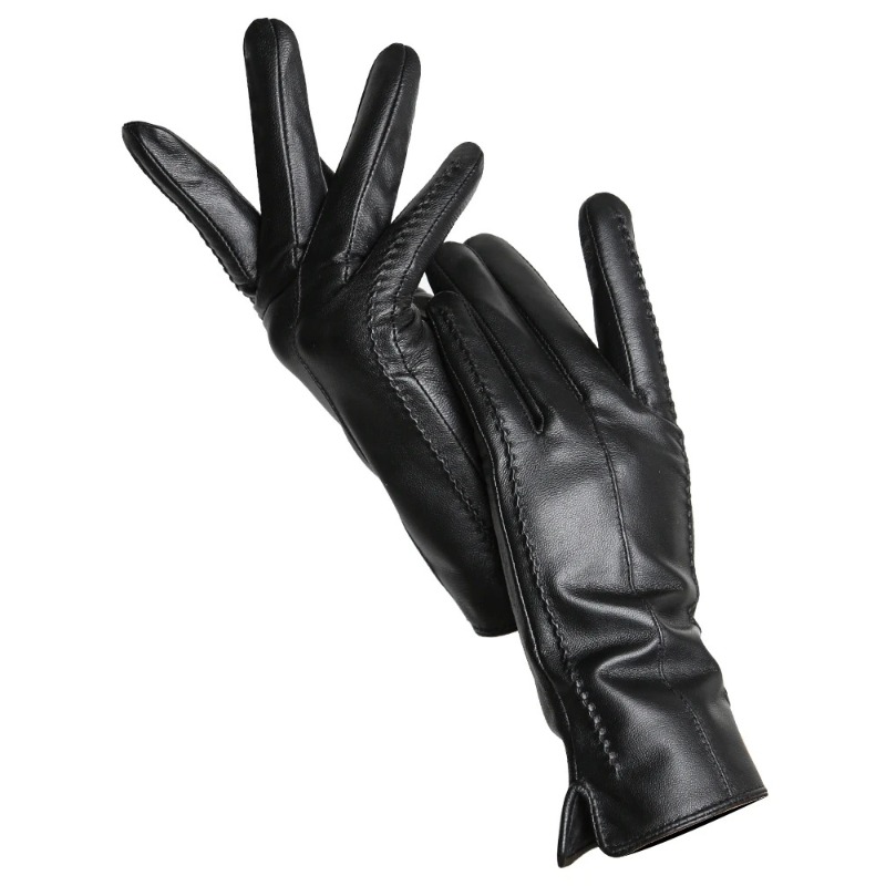 Women's Sheepskin Gloves Winte – Leather Driving Glove recenzja i cena