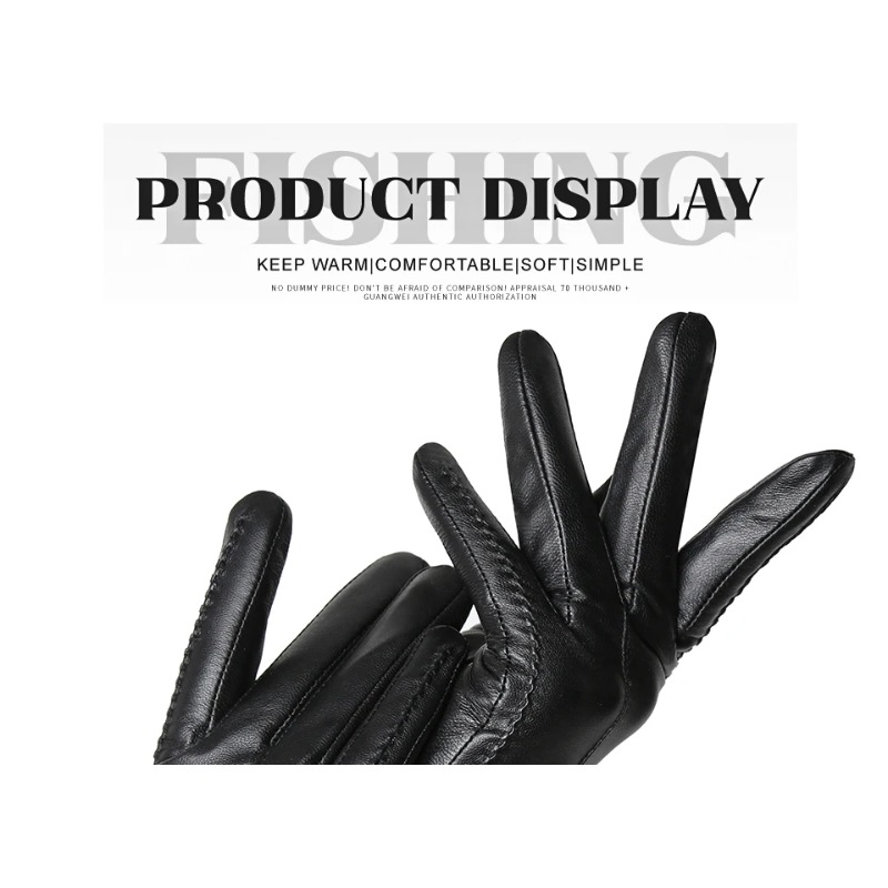 Women's Sheepskin Gloves Winte – Leather Driving Glove recenzja i cena