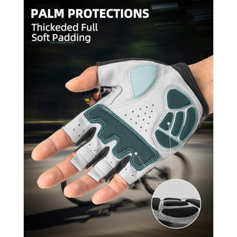 Cycling Gloves for Men Women - – Cycling Glove Padded recenzja i cena