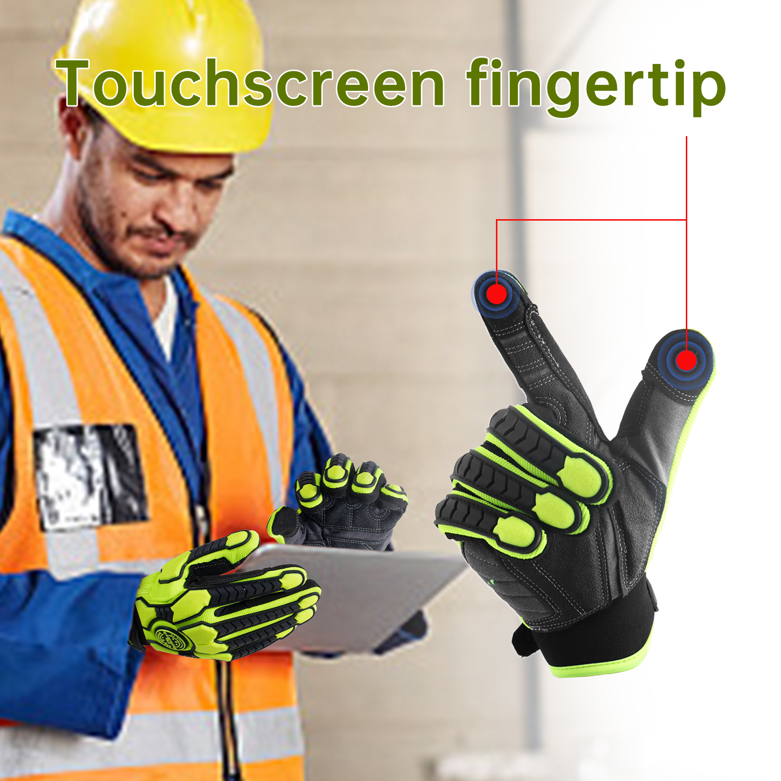 HANDLANDY Anti Vibration Heavy – Work Glove Impact recenzja i cena