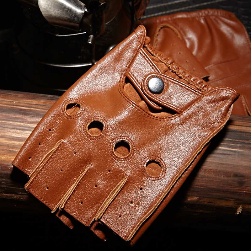 High Quality Man's Half Finger – Leather Driving Glove recenzja i cena