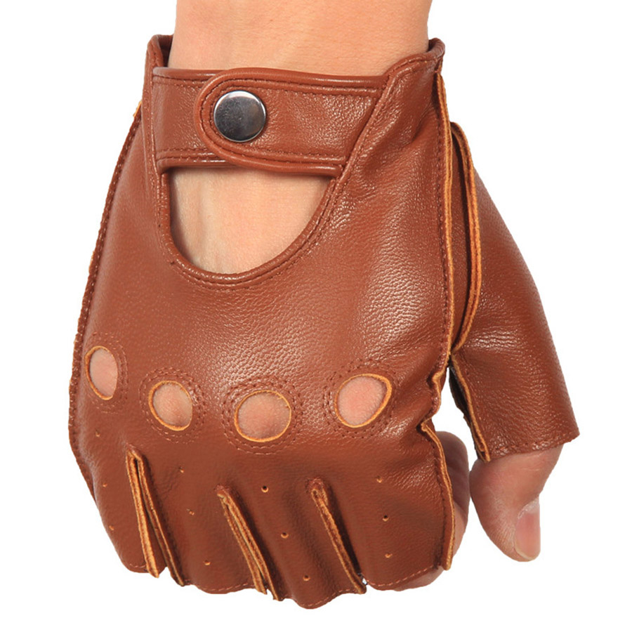 High Quality Man's Half Finger – Leather Driving Glove recenzja i cena