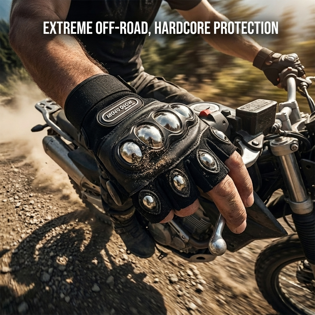 Steel Shell Knuckle Protection – Motorcycle Glove Knuckle recenzja i cena
