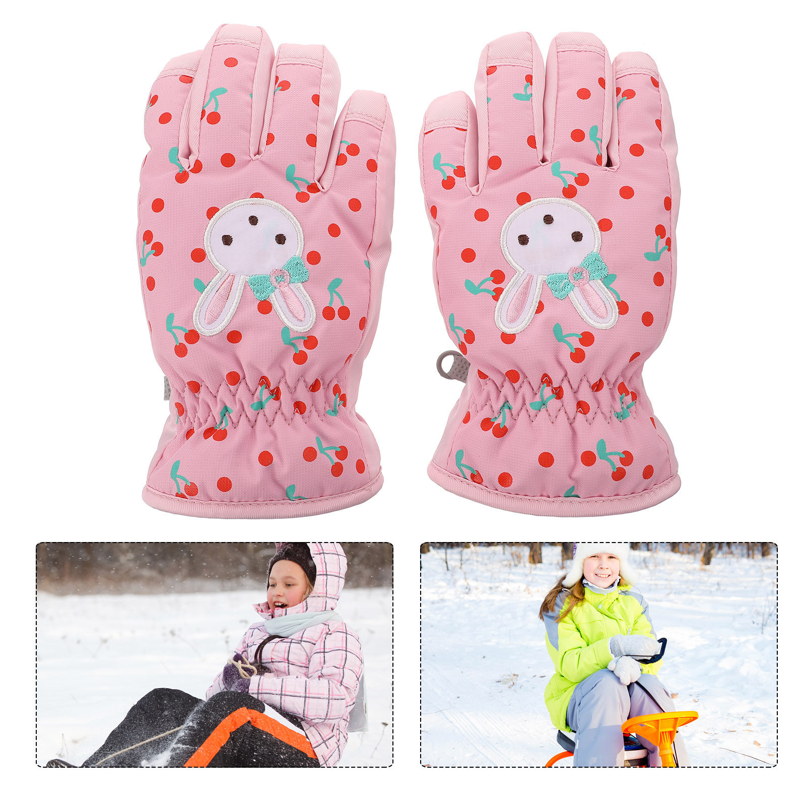 1Pair Children Ski Gloves Wate – Winter Glove Insulated recenzja i cena