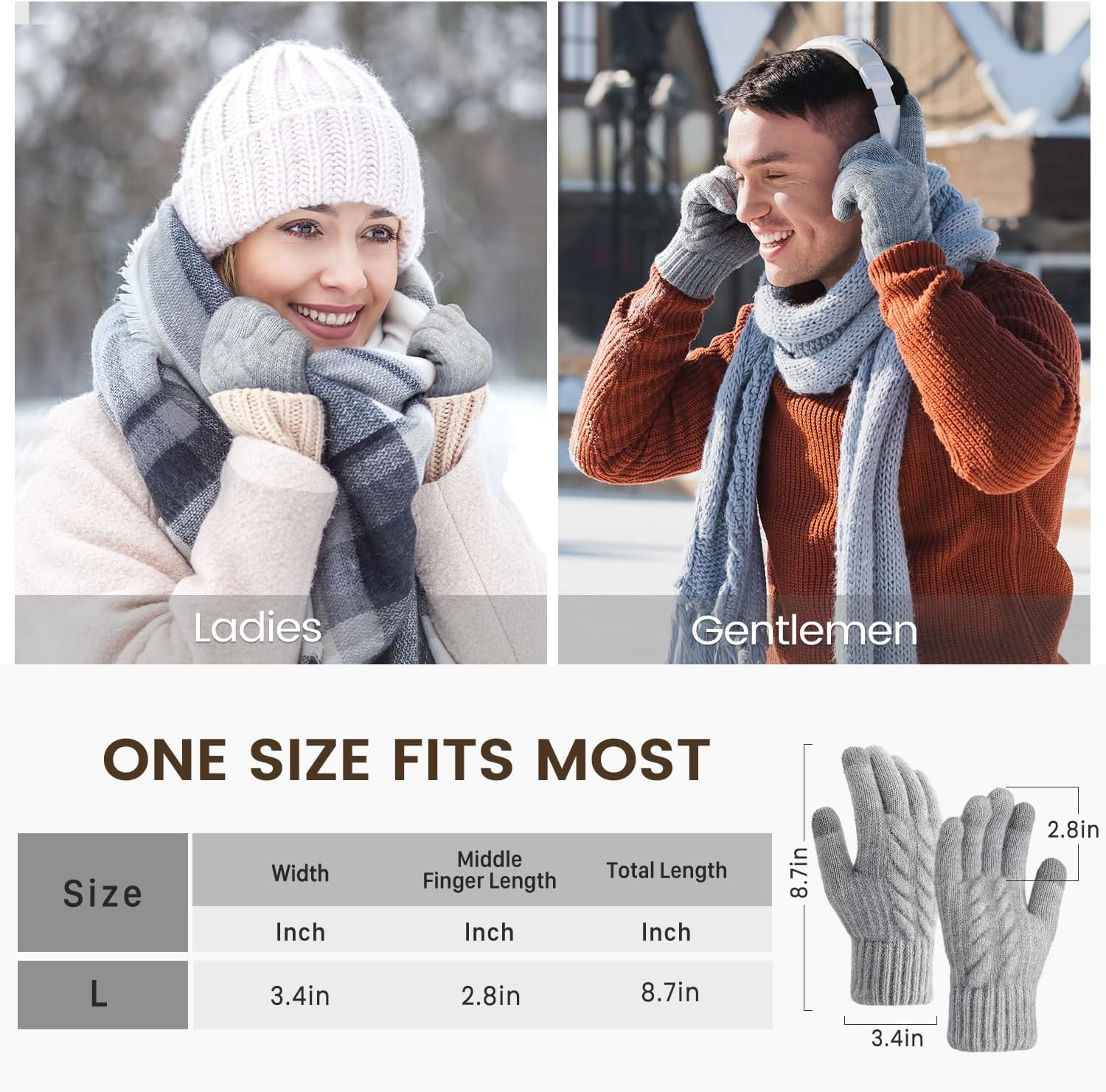Winter Gloves – Thick Wool Fle – Winter Glove Insulated recenzja i cena