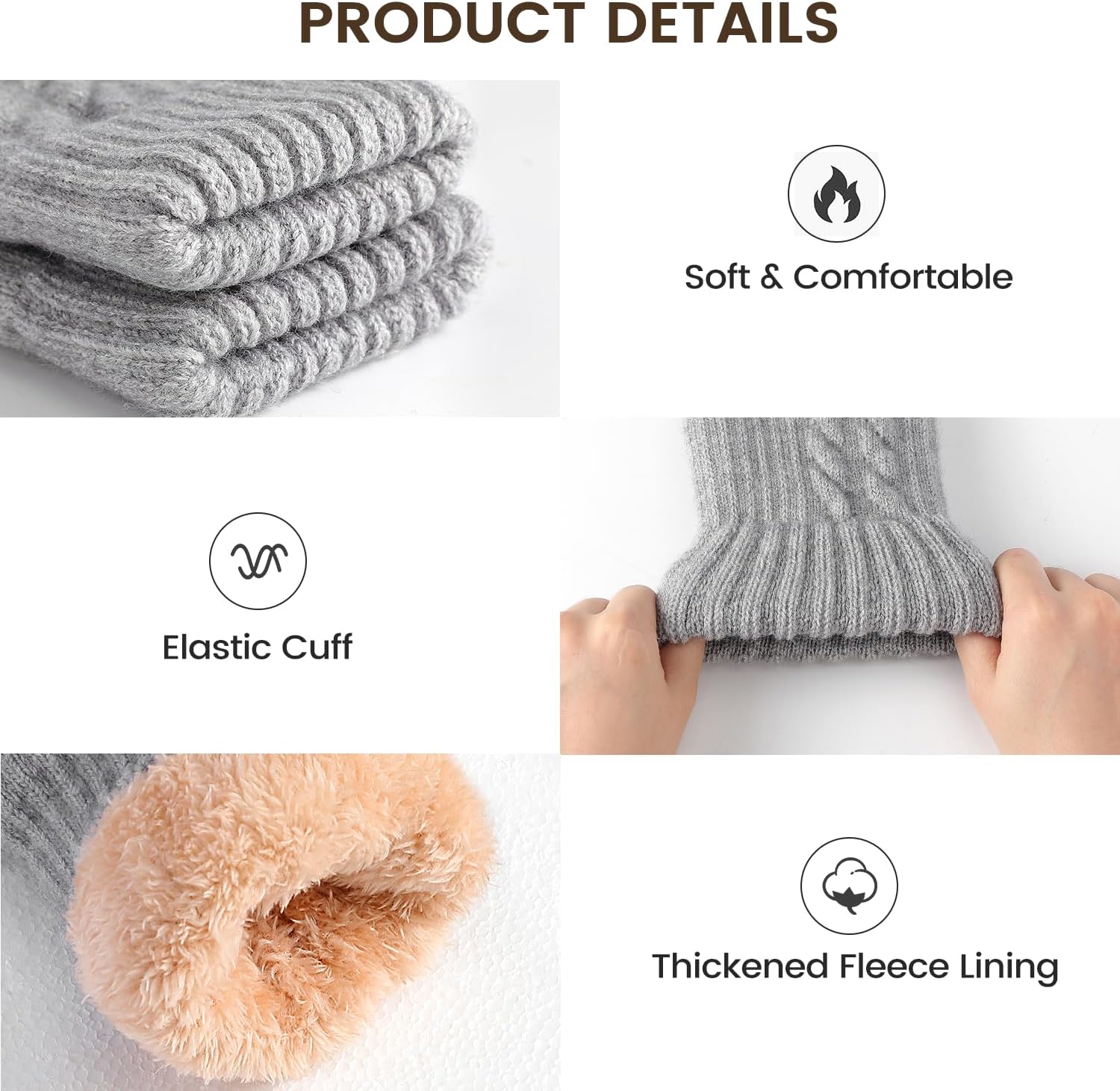 Winter Gloves – Thick Wool Fle – Winter Glove Insulated recenzja i cena