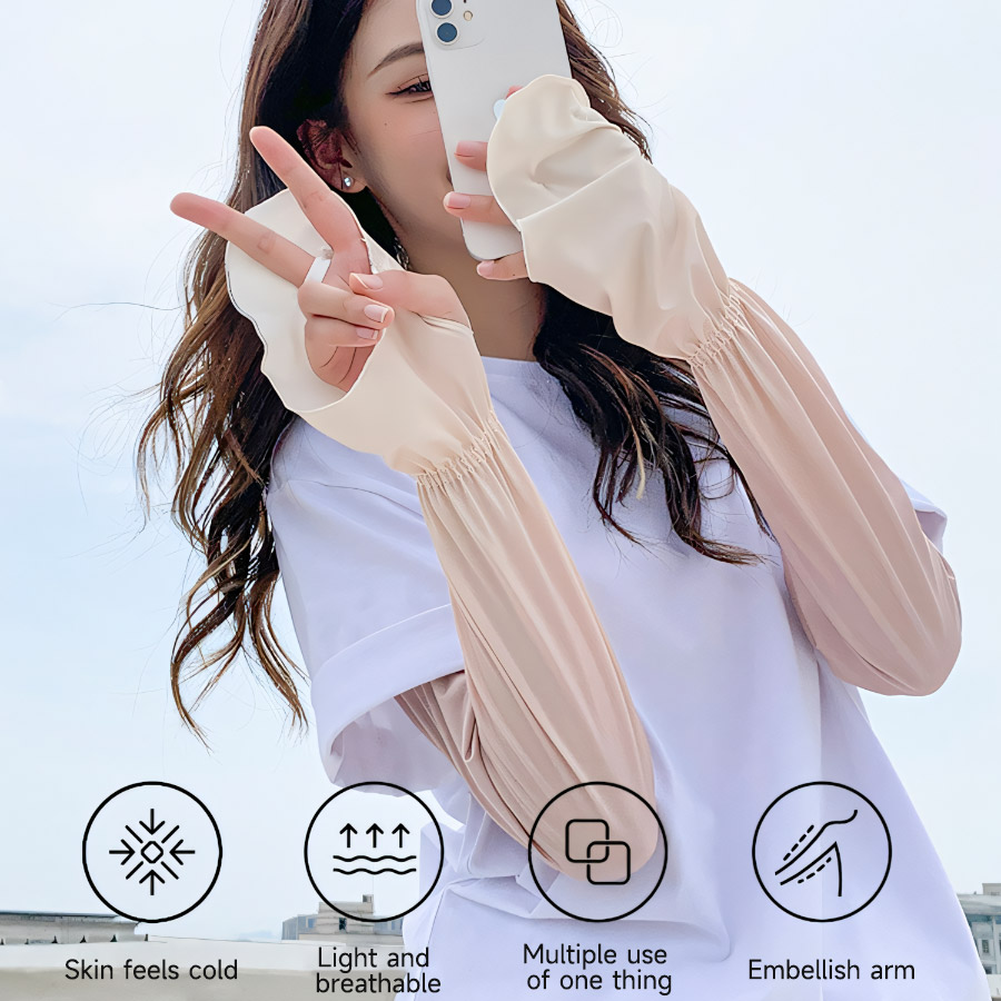 Driving Fingerless Sun Sleeves – Fingerless Glove Knit recenzja i cena