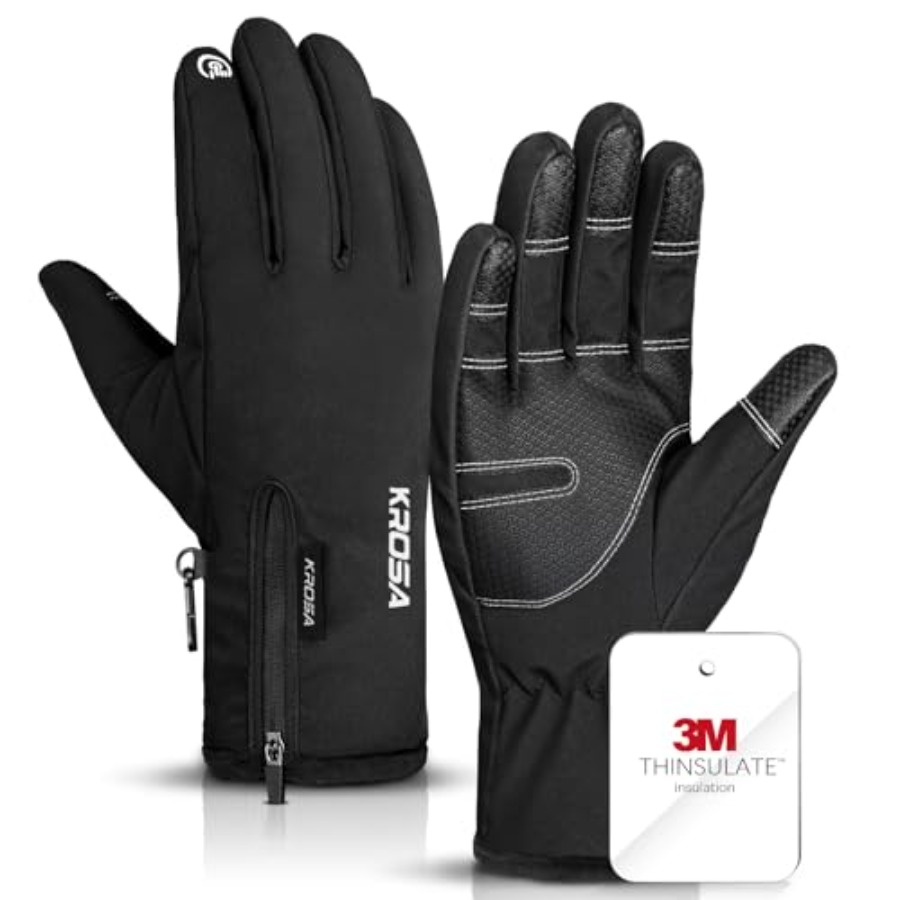 krosa Winter Gloves For Men Wo – Ski Glove Waterproof recenzja i cena