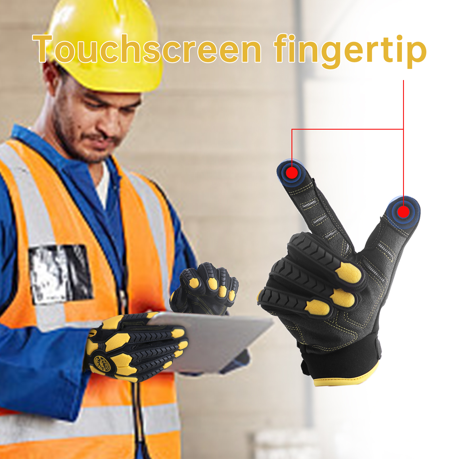 PVC Reinforced Impact Protecti – Work Glove Impact recenzja i cena