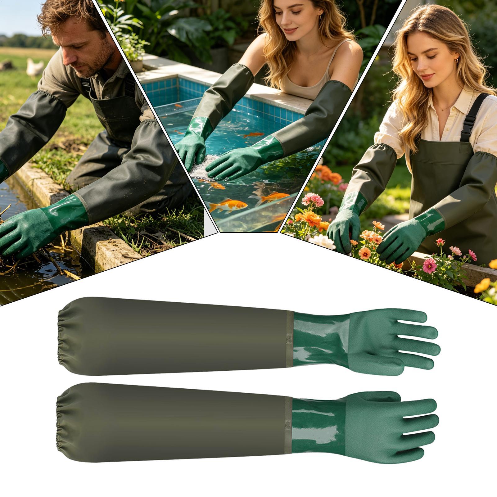Waterproof Rubber Gloves Long  – Rubber Glove Cleaning recenzja i cena