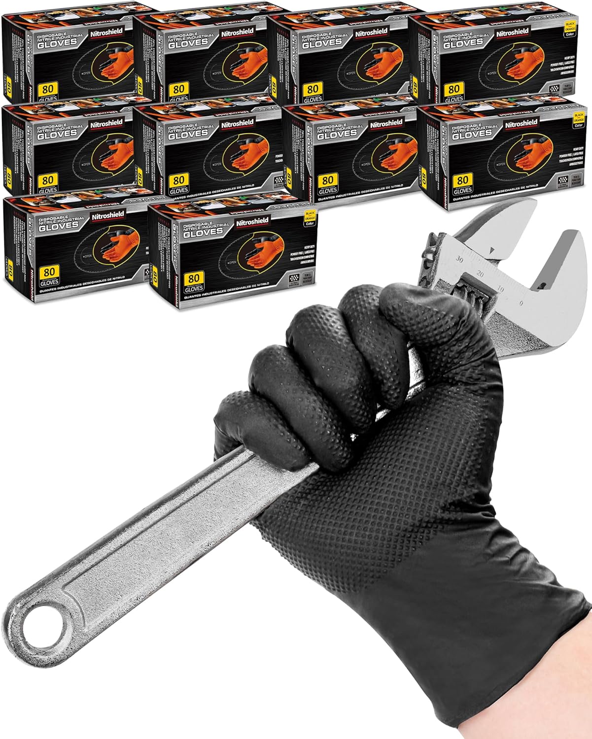 9mil Heavy Duty Disposable Nit – Nitrile Mechanic Glove recenzja i cena