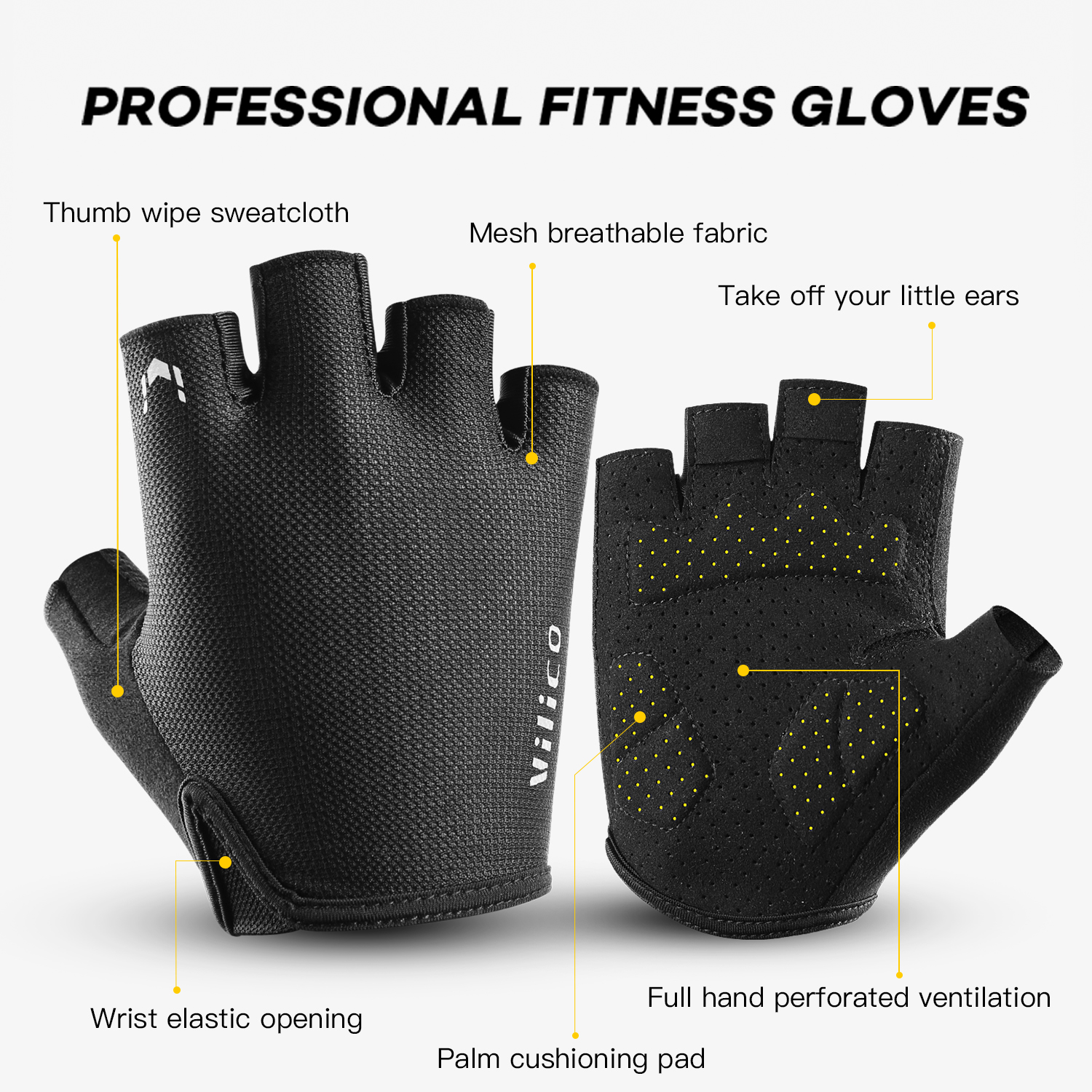 Vilico Sports Cycling Gloves H – Workout Glove Gym recenzja i cena
