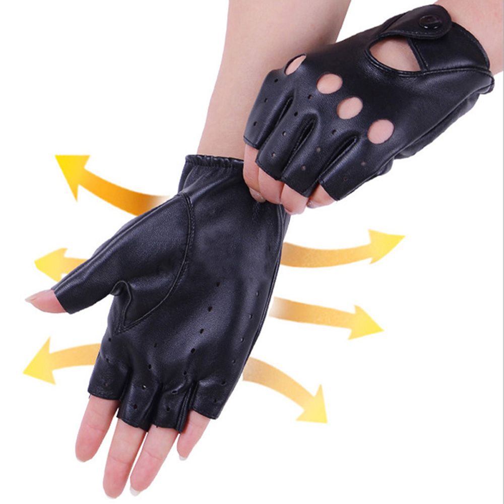 Fashion Fingerless Gloves Hot  – Leather Driving Glove recenzja i cena