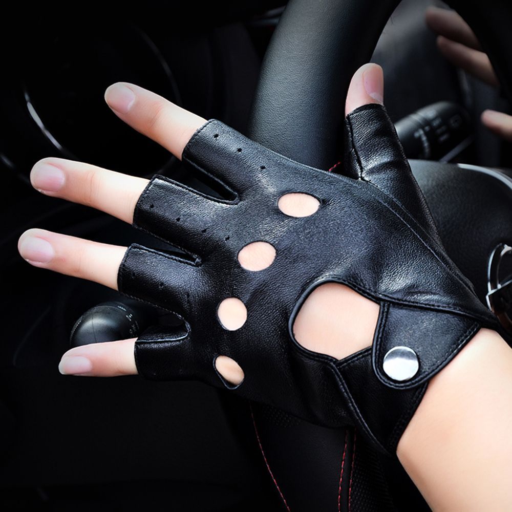 Fashion Fingerless Gloves Hot  – Leather Driving Glove recenzja i cena