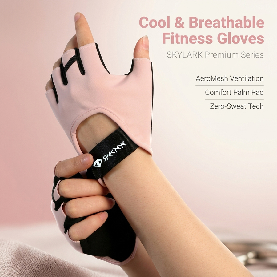 Women Pink Half Finger Fitness – Workout Glove Gym recenzja i cena