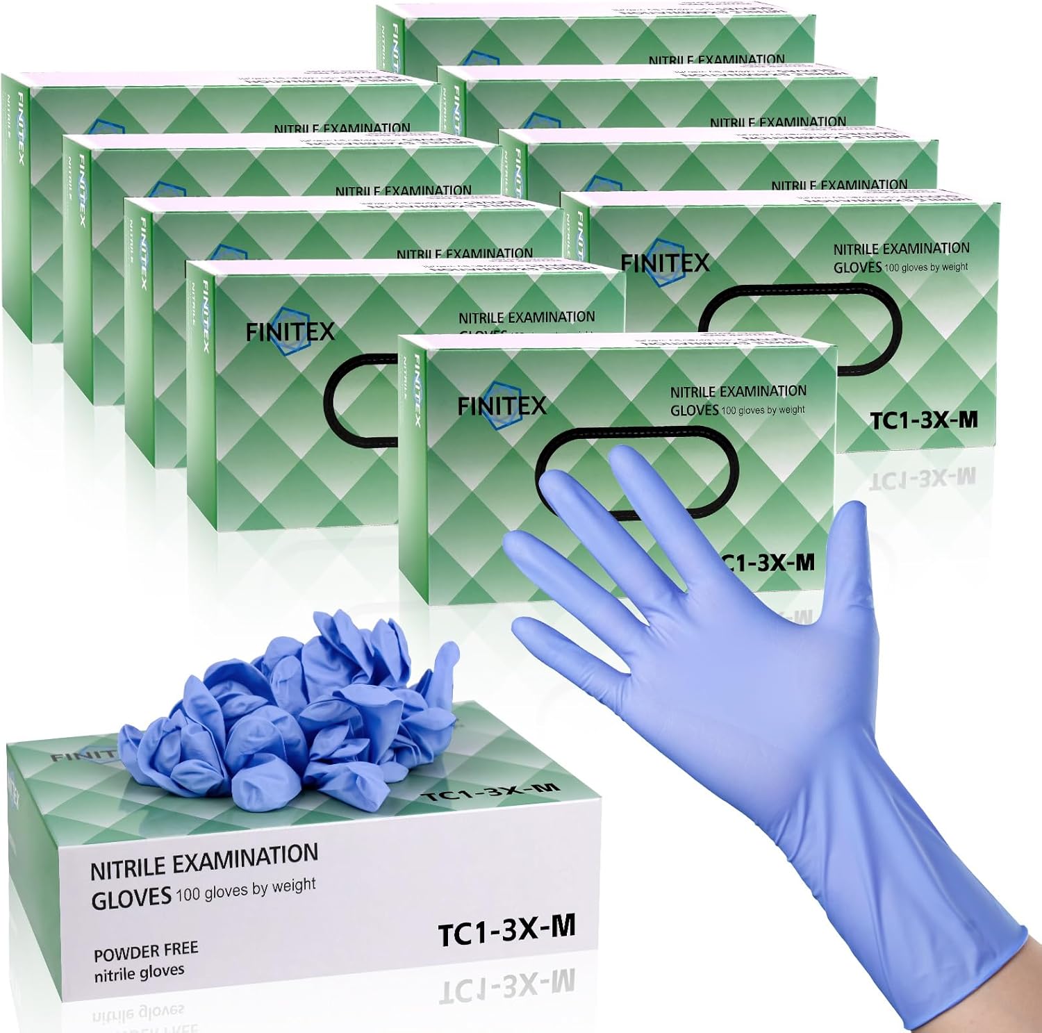 Nitrile Disposable Gloves Ice  – Exam Glove Nitrile recenzja i cena
