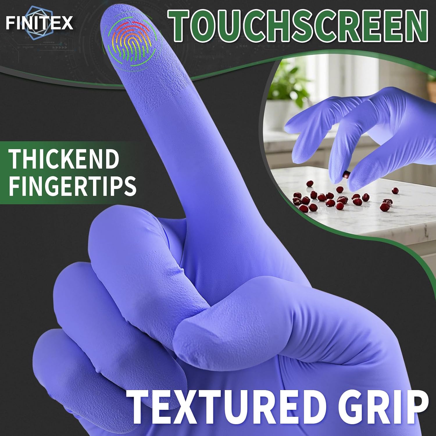 Nitrile Disposable Gloves Ice  – Exam Glove Nitrile recenzja i cena