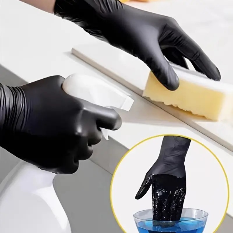 100/50/20PCS Black Nitrile Glo – Nitrile Mechanic Glove recenzja i cena