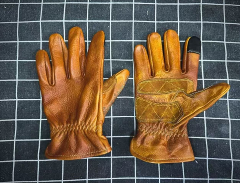 Handmade Genuine Leather Retro – Motorcycle Glove Knuckle recenzja i cena