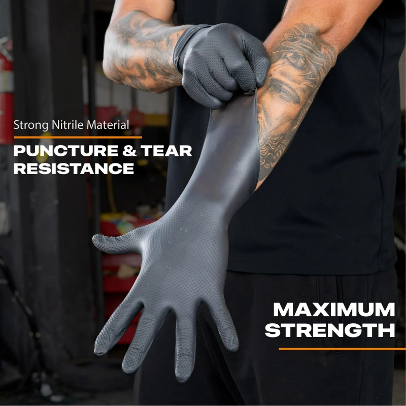 Black Heavy Duty Nitrile Dispo – Nitrile Mechanic Glove recenzja i cena