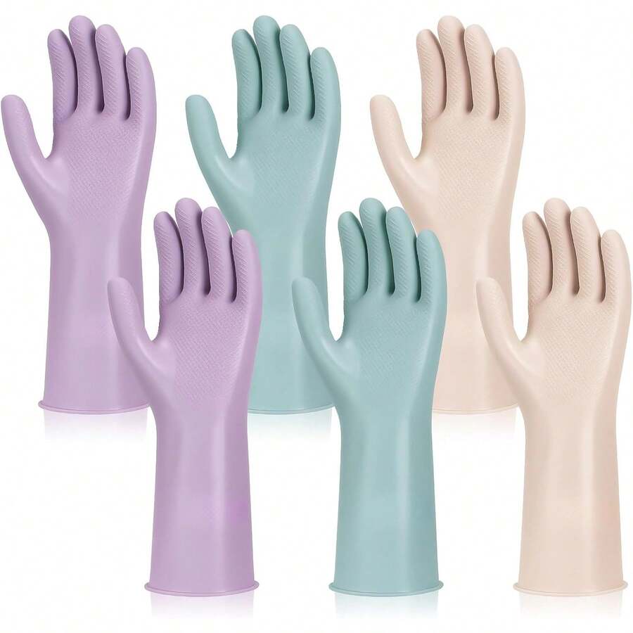 6 Pairs Rubber Cleaning Gloves – Rubber Glove Cleaning recenzja i cena